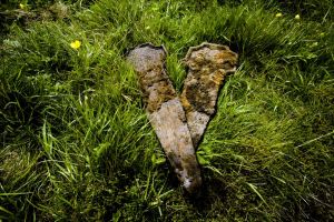 Grave Markers, there was only markers denoting the grave number, June 2008