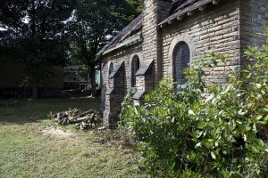 Chapel Side Elevation, prior to work starting, August 2009