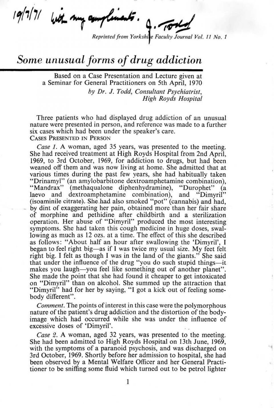 drug addiction case study Teen drug abuse case study mindy how did it all start she never had a problem with drugs or alcohol while growing up there was no one to influence her into trying it, except her boyfriend, who was addicted to heroin. drug addiction case study Teen drug abuse case study mindy how did it all start she never had a problem with drugs or alcohol while growing up there was no one to influence her into trying it, except her boyfriend, who was addicted to heroin.