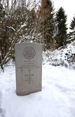 Private, J, Lewis Grave January 2010