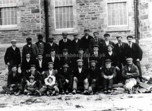 Group Of Workers Outside A Newly Completed Ward 1902 