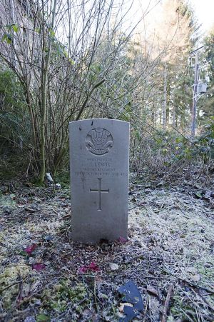 Private John Lewis, Buried in the pauper patient cemetery attached to the hospital chapel.