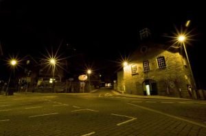 Toilets And Police Station To The Right