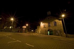 Toilets And Police Station To The Right