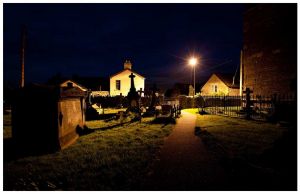 Talgarth Moonlight Graveyard