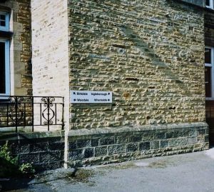 The courtyard at Whernside ward